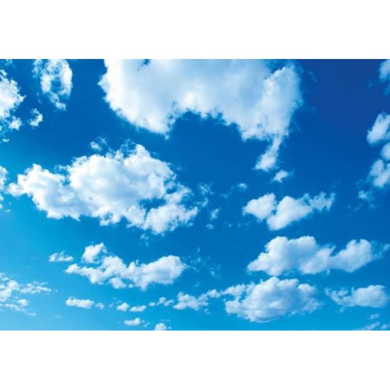 Zon en wolken fotobehang, Wolken behang *Fotobehang4you