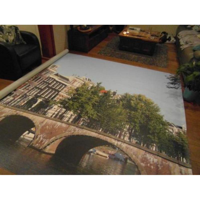 poster muurposter amsterdamse grachten 4,25 bij 2,75