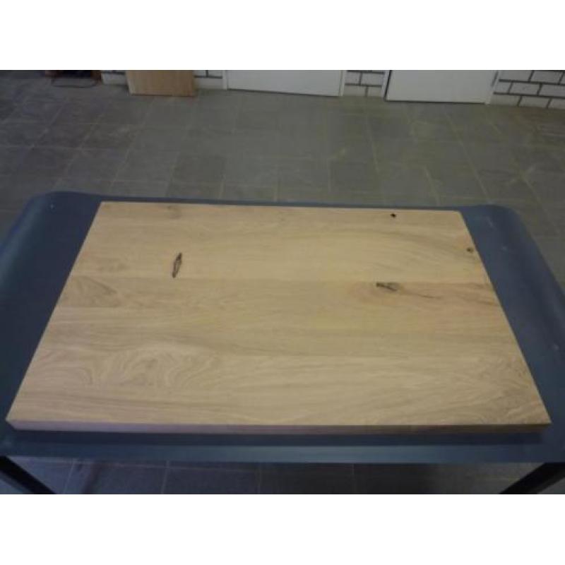 Opruiming/ aanbieding wastafelbladen massief eiken !!