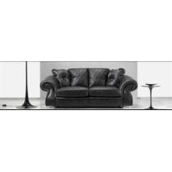 1150,- KLASSIEKE ITALIAANSE EXCLUSIEVE BANKEN LEDER 3+2 Zits