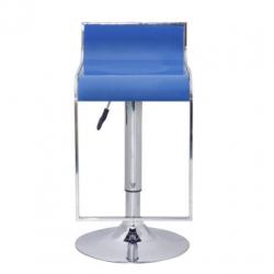 vidaXL Barkruk Lamego blauw (set van 2)