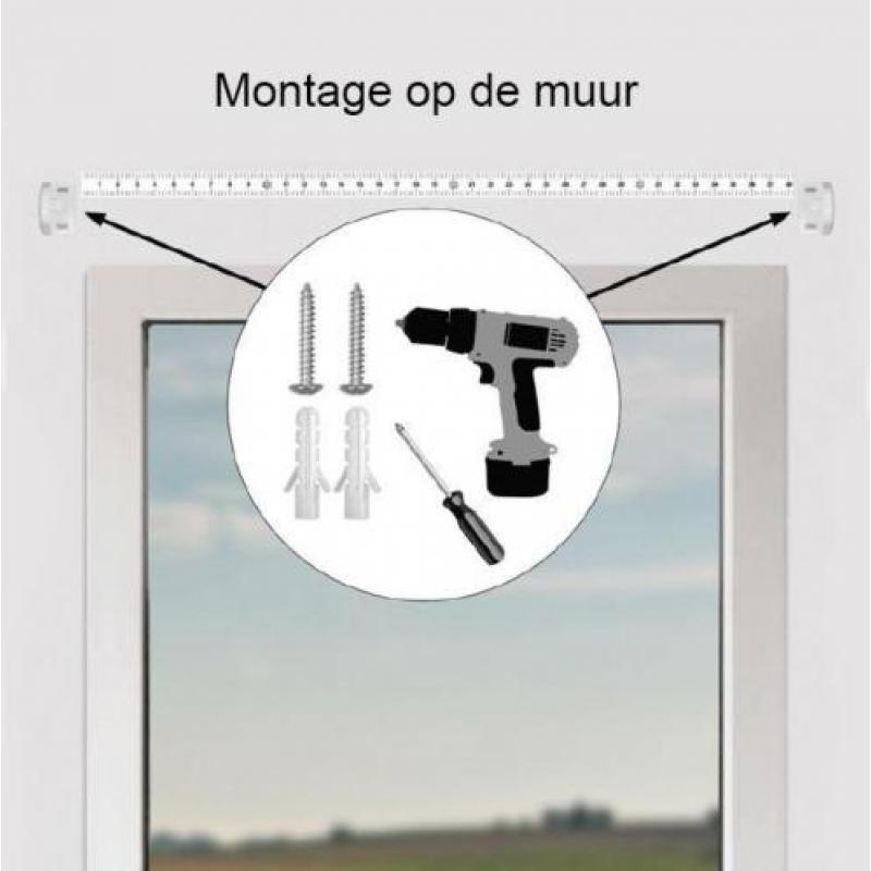 Verduisterend Rolgordijn - 50 x 150 cm - Zwart