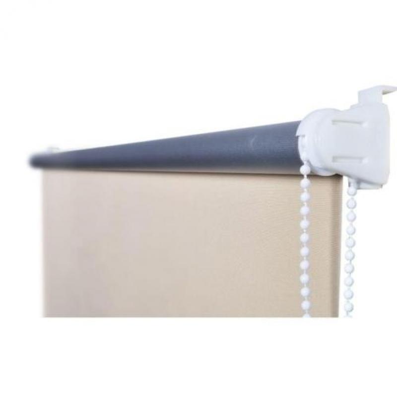vidaXL Rolgordijn verduisterend blackout 100 x 230 cm zwart