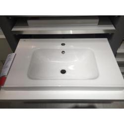 Wastafel wasunit badkamer 80x49x6 nieuw
