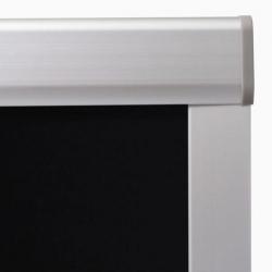 vidaXL Rolgordijn verduisterend zwart P06/406