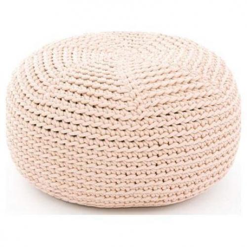 SanFates gehaakte kinder poef Do - Melk