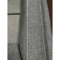 DIRECT LEVERBAAR Grijze hoekbank afm.250x190