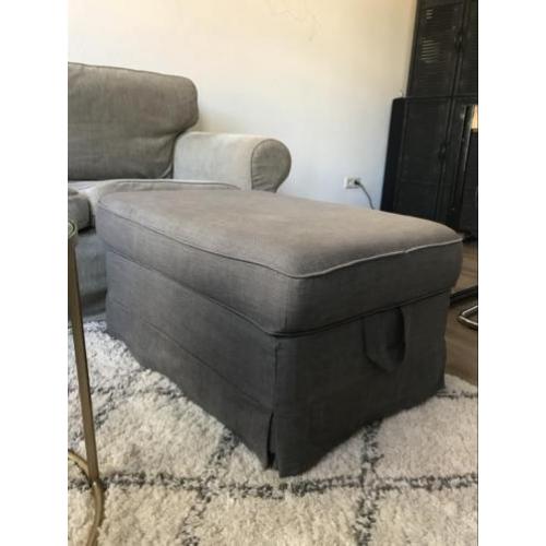 Ektorp hocker/voetbank grijs