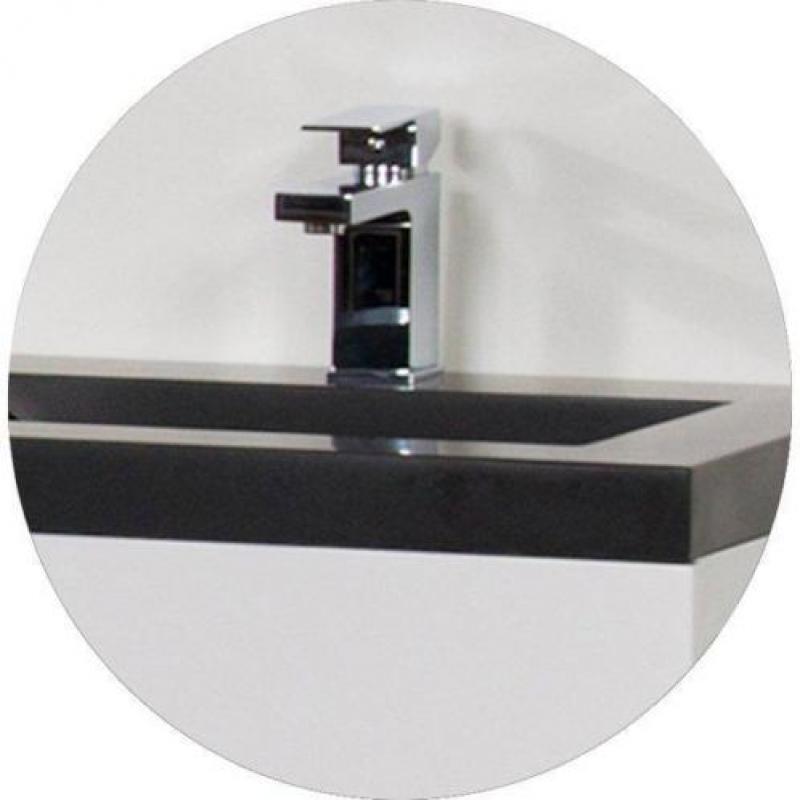 Saniclass Corestone 13 badmeubelset 60cm Wit 1 kraangat