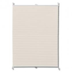 vidaXL Plisséjaloezie 50x125cm crème