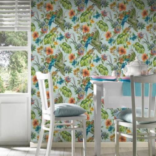 AS Creation Simply Decor Papegaaien behang 30015-2