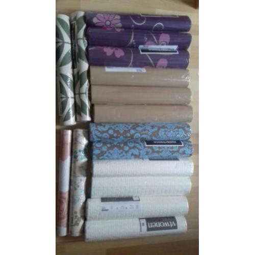 Behang rollen nieuw in verpakking vanaf €2,00 per rol