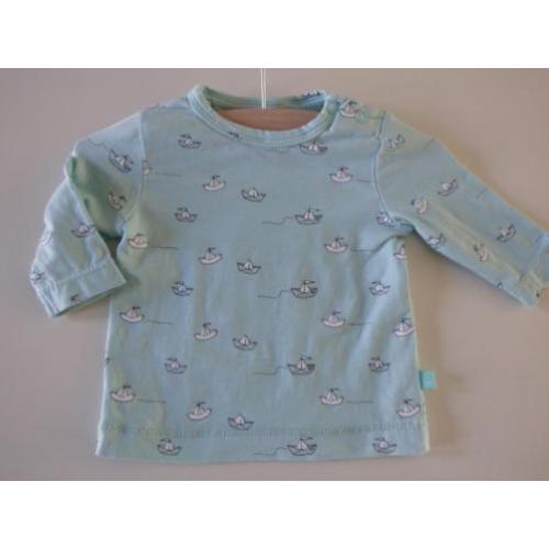 Babyface shirt j/m maat 50, lange mouw, 1x GEDRAGEN
