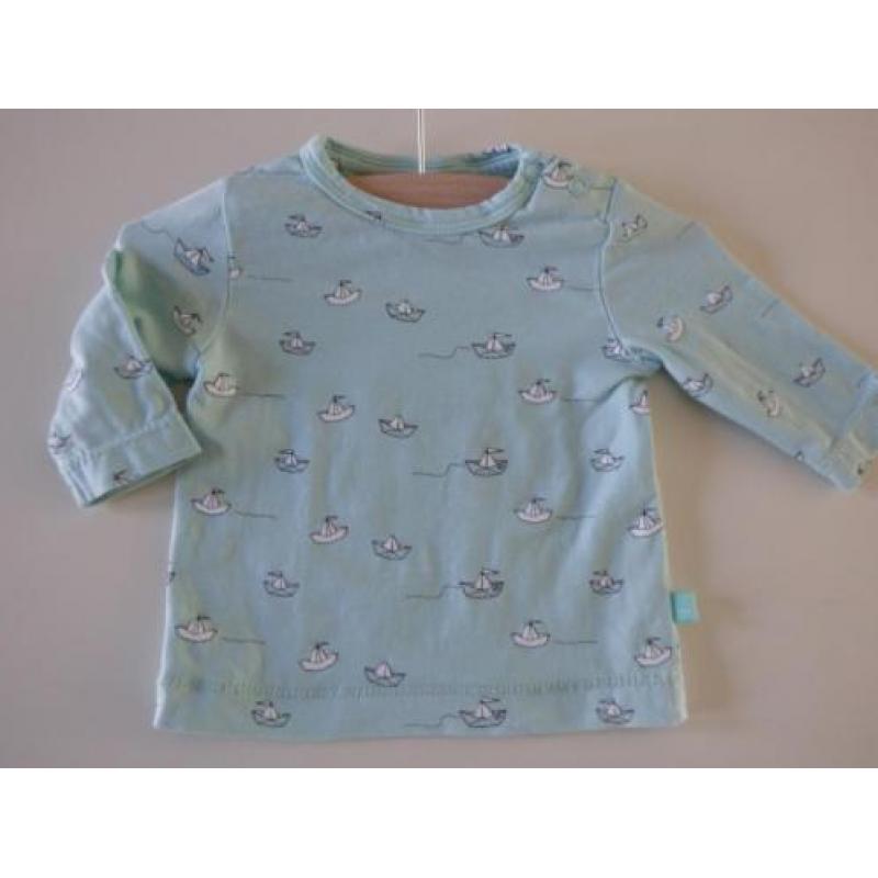 Babyface shirt j/m maat 50, lange mouw, 1x GEDRAGEN