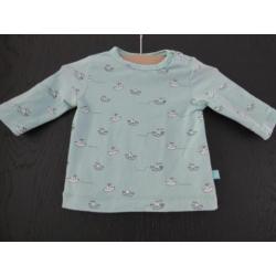 Babyface shirt j/m maat 50, lange mouw, 1x GEDRAGEN