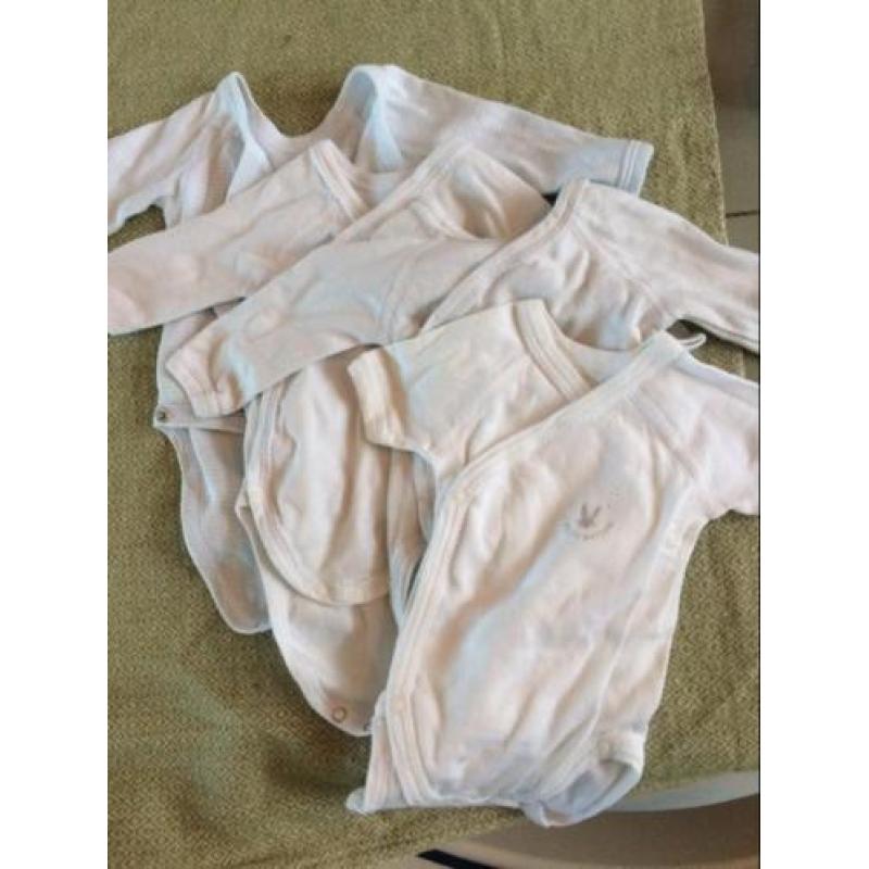 5 petit bateau overslag rompers maat 50