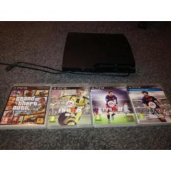 Playstation 3 met controllers en spellen