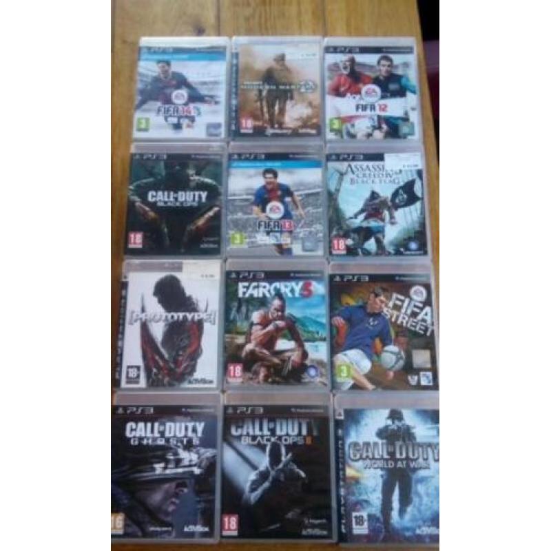 Playstation 3 met games en controller