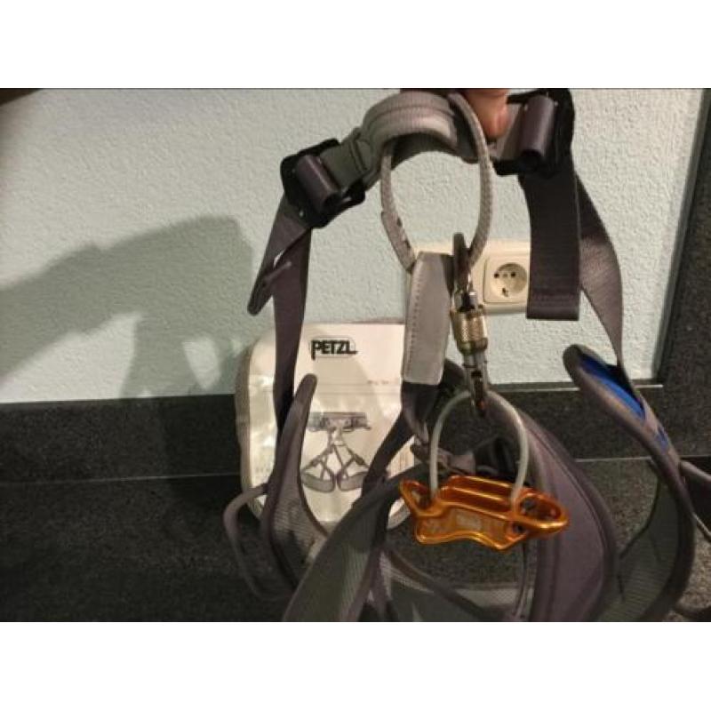 Petzl klimgordel harness - Corax blauw