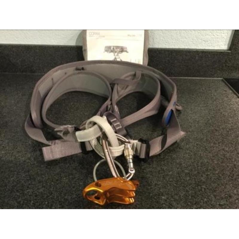 Petzl klimgordel harness - Corax blauw
