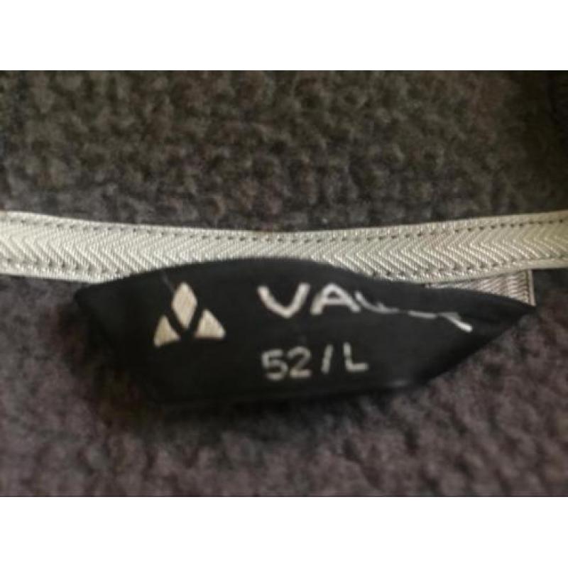 Warm Vaude fleece vest grijs mt L, als nieuw
