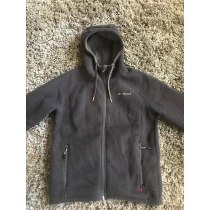Warm Vaude fleece vest grijs mt L, als nieuw